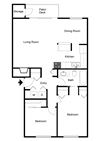 2 Bed 1 Bath